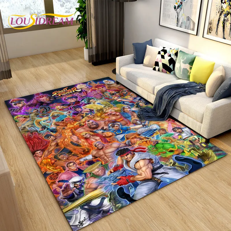 Gaming Console Room - Retro Game Street Fighter Gamer Area