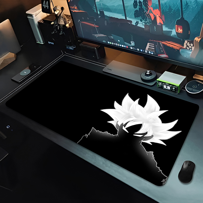 Gaming Console Room - DBZ Black Anime Mouse Pad Dragon