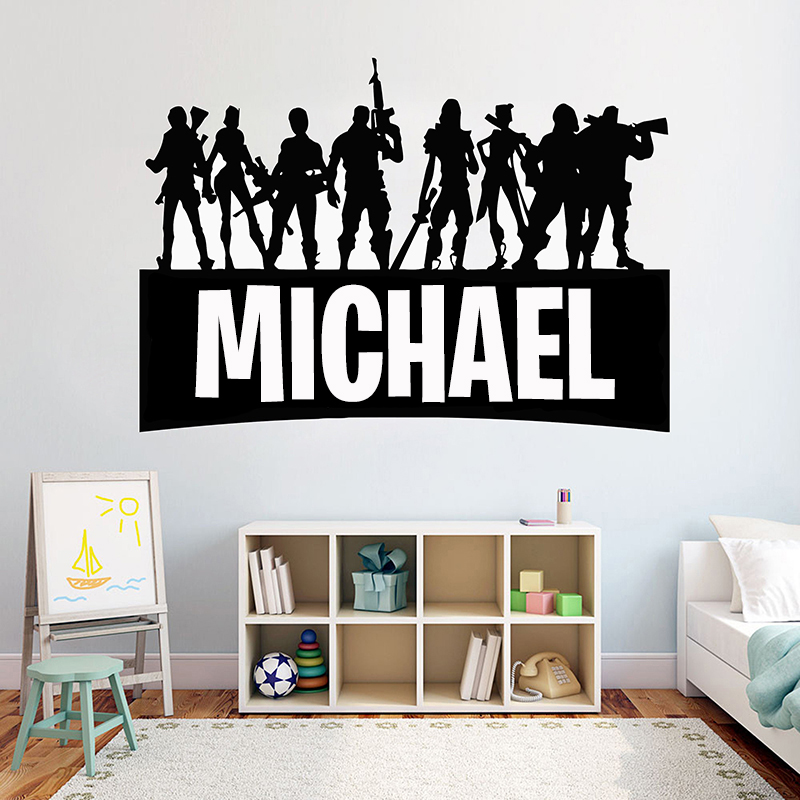 Gaming Console Room - Game Gamer Personalised Name wall Decor