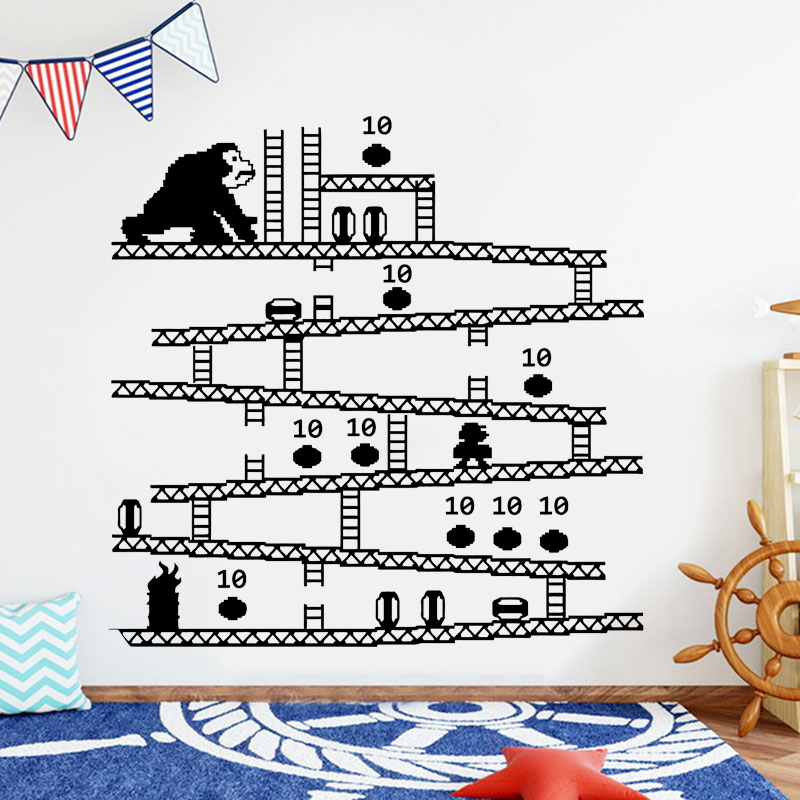Gaming Console Room - Gamer Controller Video Game Wall Sticker