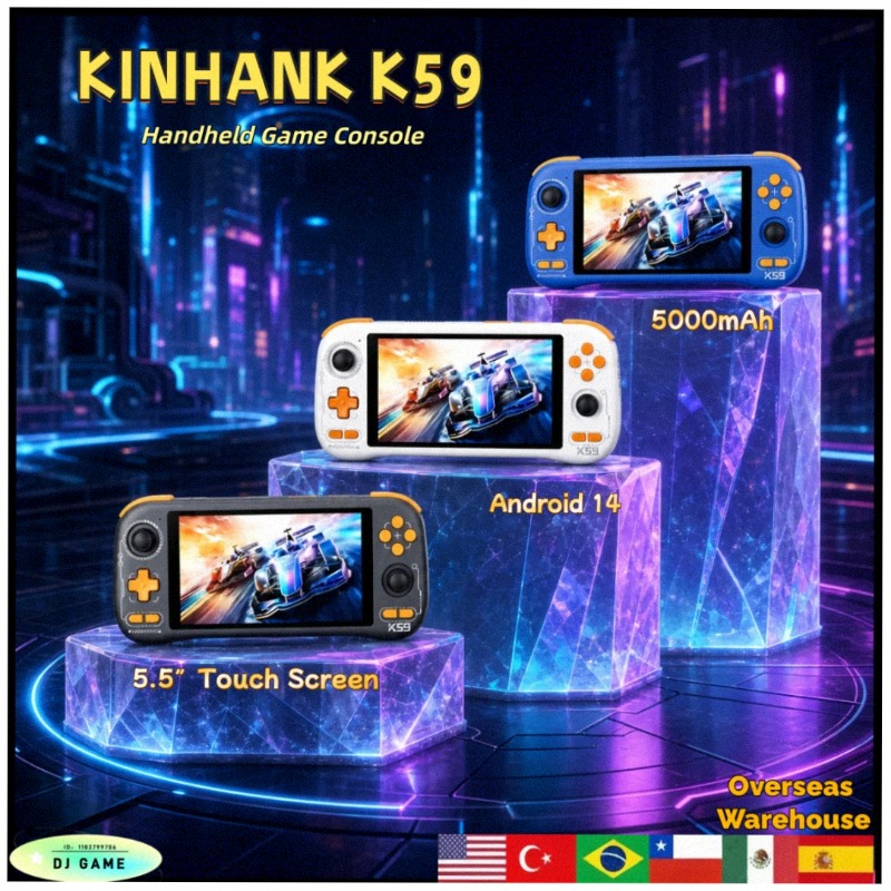 KINHANK K59 Handheld Game Cons - Gaming Console Under 5000 ulasan dan harga