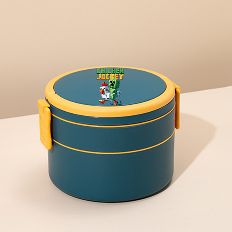 Game Theme Double Layer Lunch  - Gaming Console With Minecraft ulasan dan harga