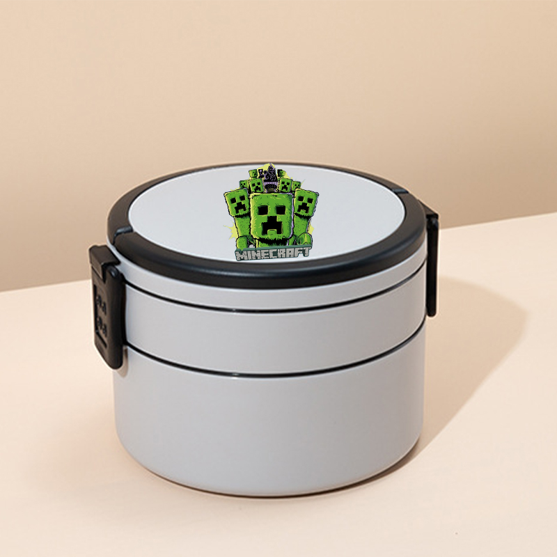 Game Theme Double Layer Lunch  - Gaming Console With Minecraft ulasan dan harga