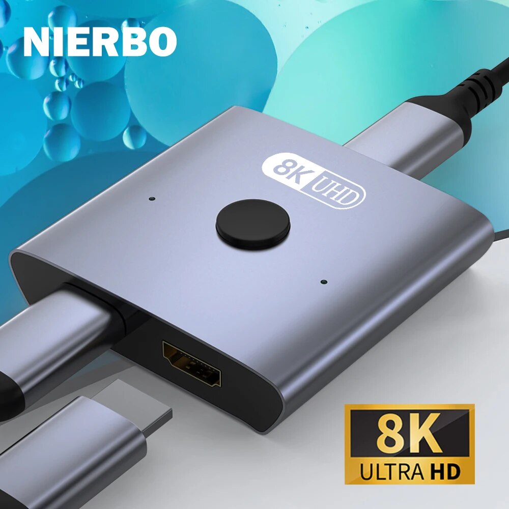 NIERBO 8K Bi-Directional HDMI  - Hdmi Cable 2.1 ulasan dan harga