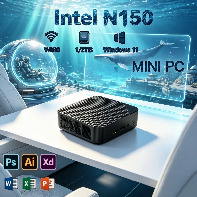 2026 Lumid Core N150 MINI PC W - Gaming Console Stick ulasan dan harga