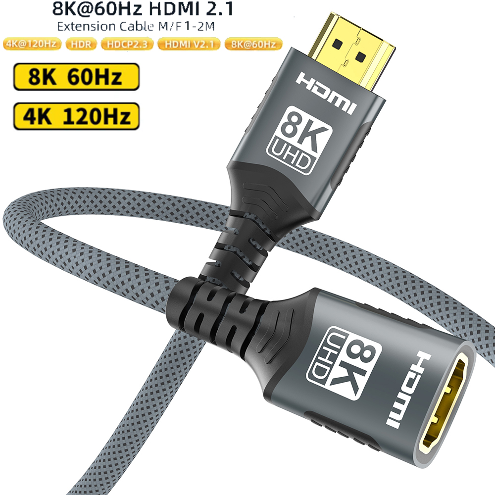HDMI 2.1 Extension cable 8K HD - Hdmi Cable 2.1 ulasan dan harga