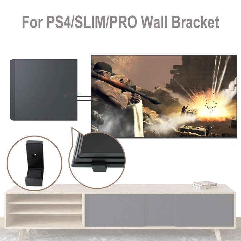 Wall Mount Holder For PS4 Cons - Gaming Console Stand ulasan dan harga