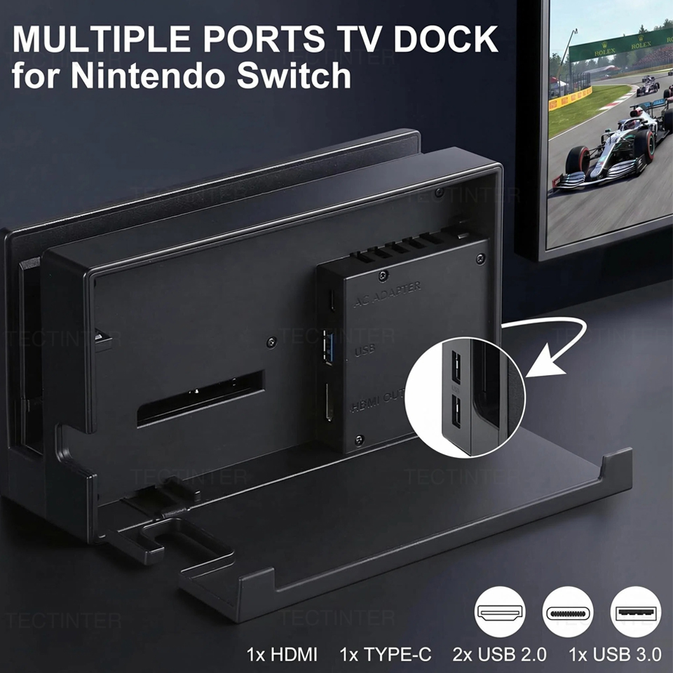 2 in 1 Charging TV Dock Statio - Gaming Console Nintendo Switch 2 ulasan dan harga