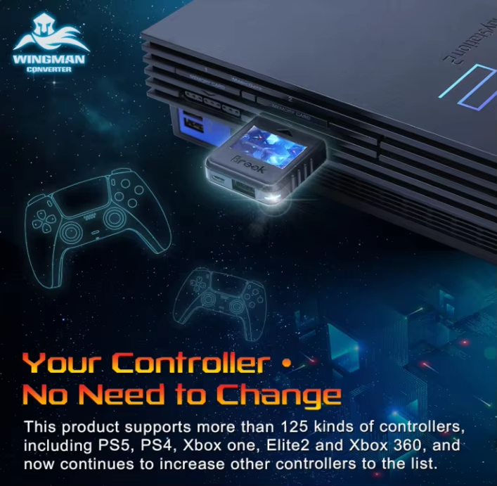 PS2 Wingman Brook Converter fo - Microsoft Console Xbox Series X ulasan dan harga