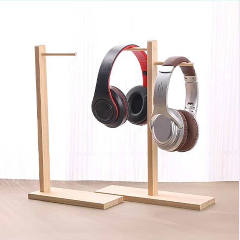 Wood Headphone Stand Earphone  - Gaming Console Room ulasan dan harga