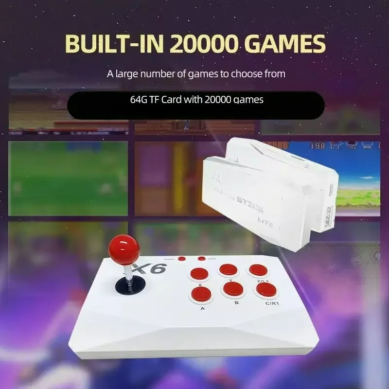 New X6 Video Game Console 4K H - Gaming Console Stick ulasan dan harga