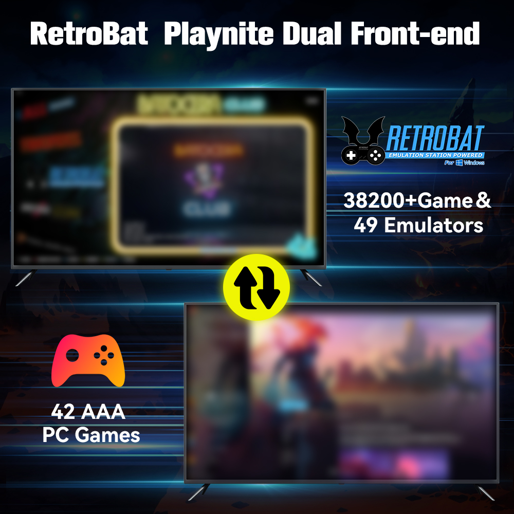 Retrobat＆Playnite System HDD R - Gaming Console Stick ulasan dan harga