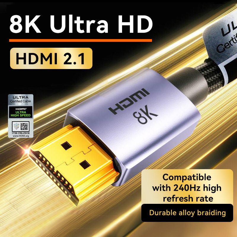 Llano 8K HDMI 2.1 Cable 8K/60H - Hdmi Cable 2.1 ulasan dan harga