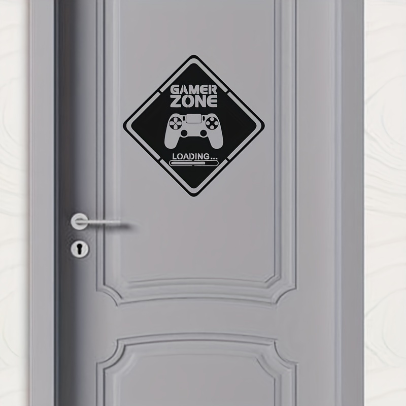 1pc Gamer Zone Door Decal Wall - Gaming Console Room ulasan dan harga