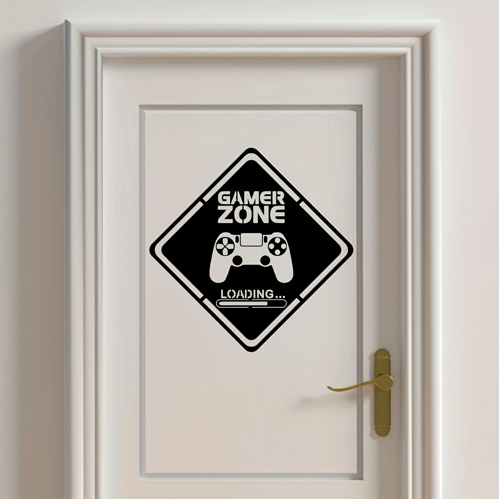 1pc Gamer Zone Door Decal Wall - Gaming Console Room ulasan dan harga
