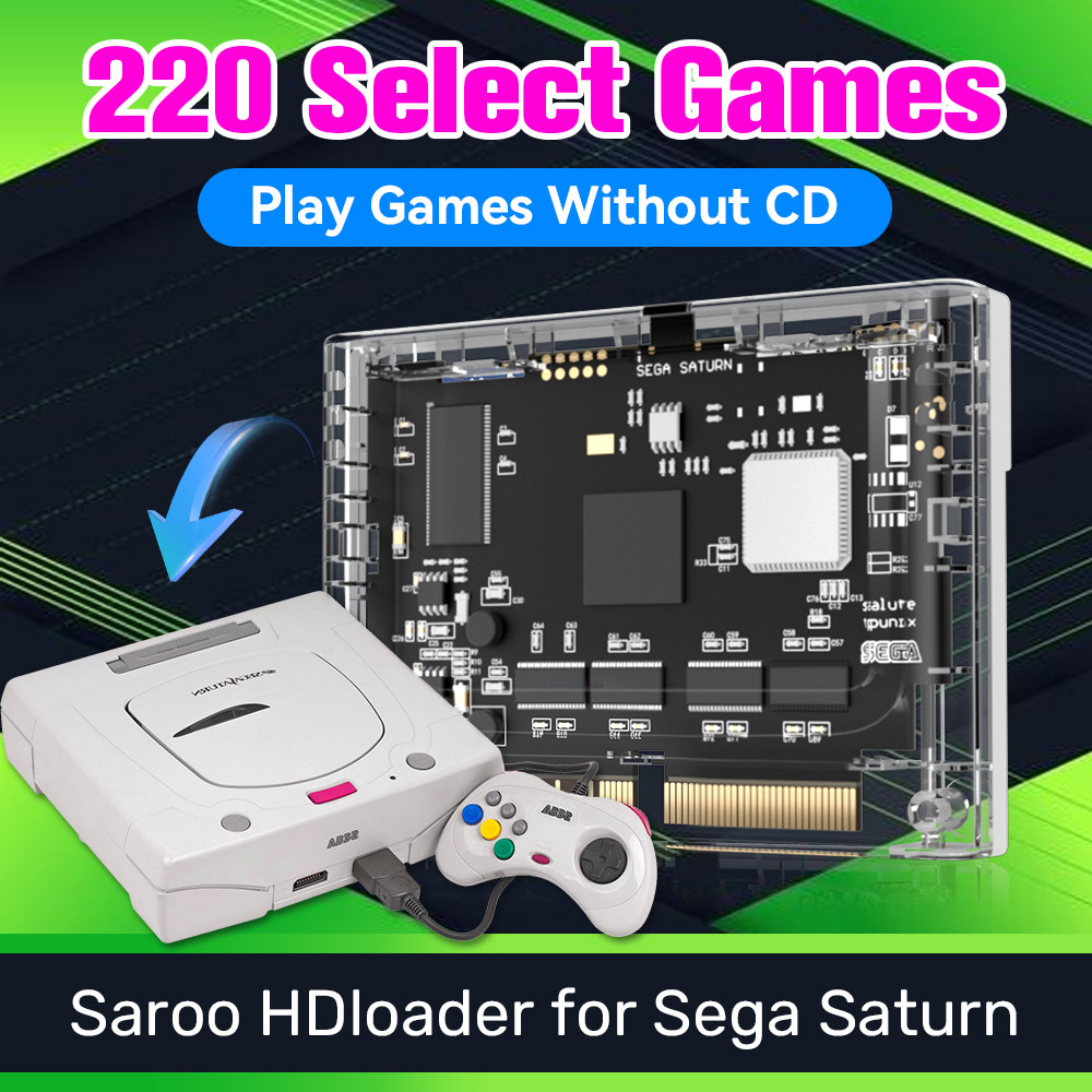 SAROO SS HDLoader For Sega Sat - Gaming Console Video Game ulasan dan harga