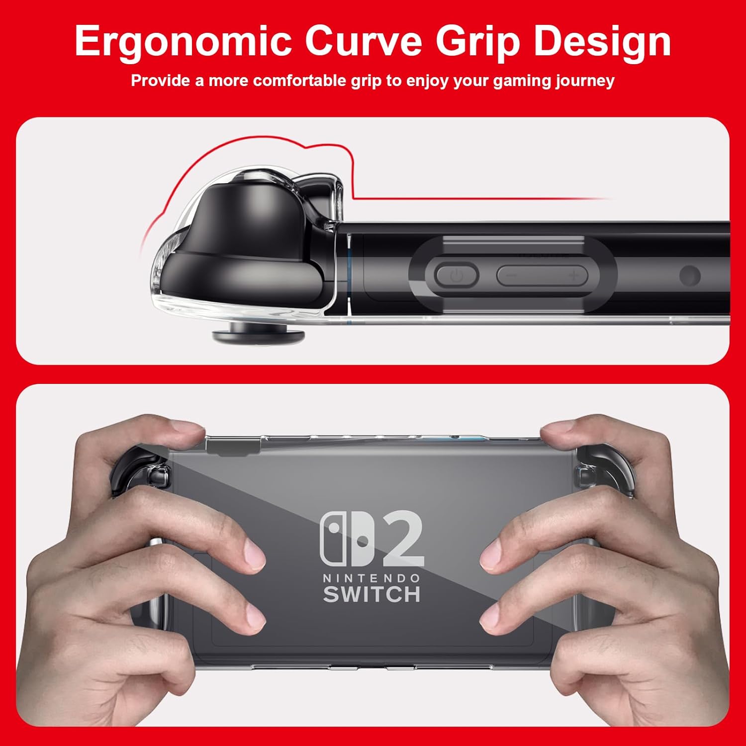 Ergonomic TPU Case for Switch  - Gaming Console Nintendo Switch 2 ulasan dan harga
