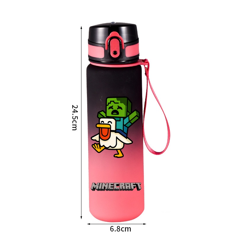 650ml Minecraft Water Bottle f - Gaming Console With Minecraft ulasan dan harga