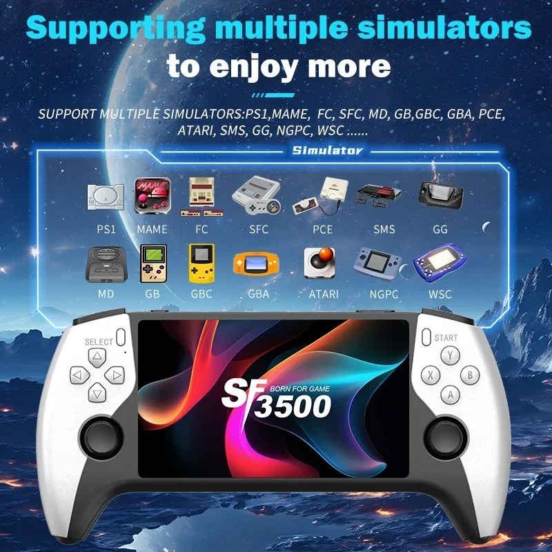SF3500 Retro Handheld Video Ga - Gaming Console Under 5000 ulasan dan harga