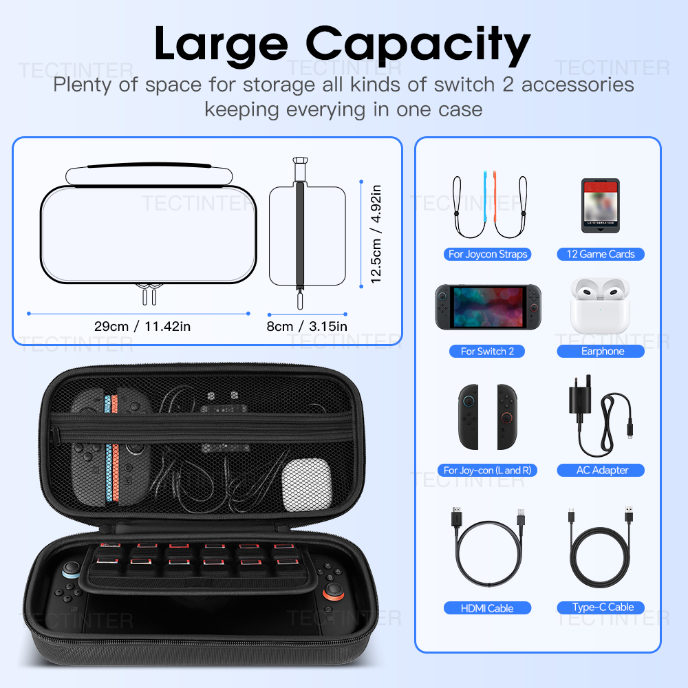 Portable Carrying Case for Nin - Gaming Console Nintendo Switch 2 ulasan dan harga