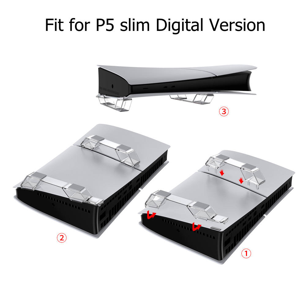 Horizontal Stand for PS5 Slim  - Gaming Console Stand ulasan dan harga