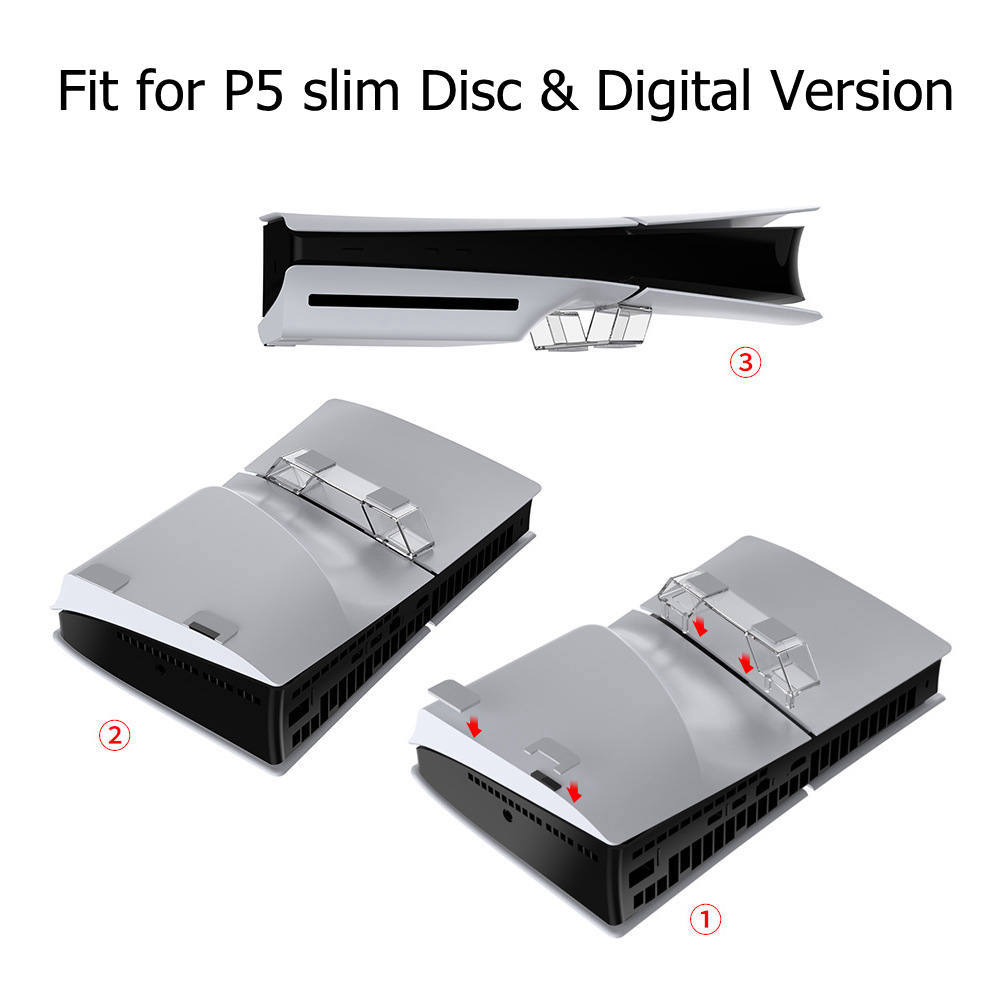 Horizontal Stand for PS5 Slim  - Gaming Console Stand ulasan dan harga