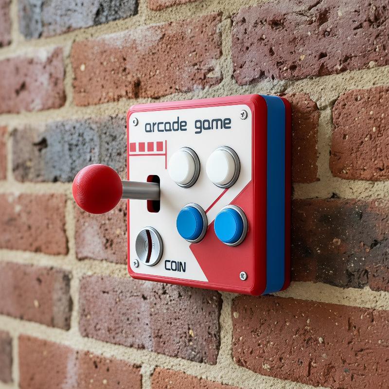 Retro Arcade Game Button Switc - Gaming Console Room ulasan dan harga