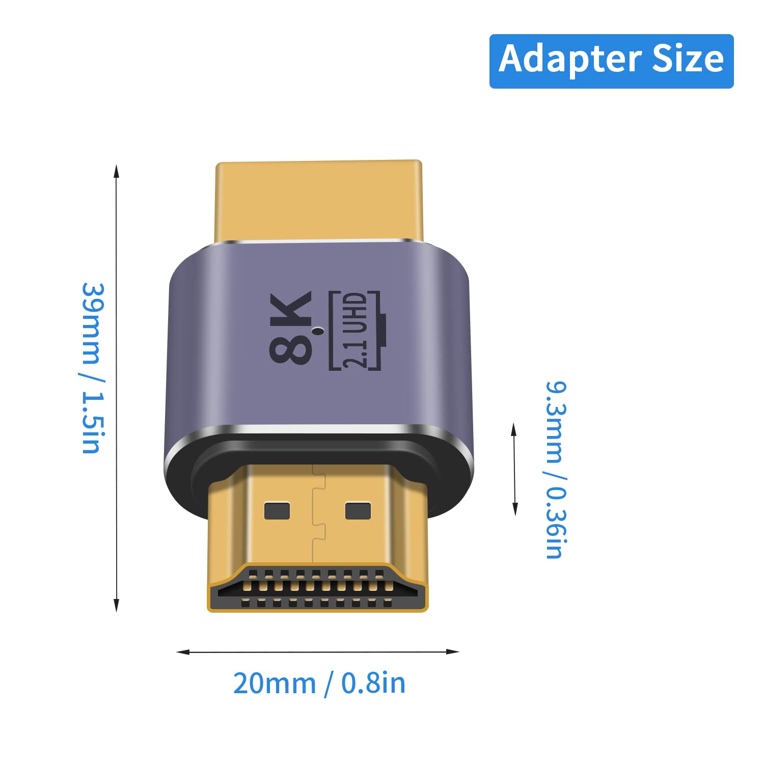 HDMI Male to Male Adapter 8K,H - Hdmi Cable 2.1 ulasan dan harga